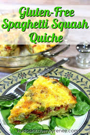 Gluten Free Spaghetti Squash Quiche With Vegetables And Cheese Gluten Free Spaghetti Egg Recipes For Breakfast Quiche Recipes