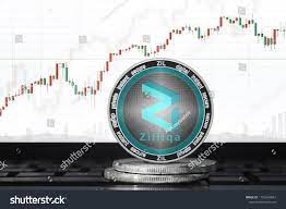 Zilliqa Zil Cryptocurrency Zilliqa Coin On The Background Of The Chartcryptocurrency Zil Zilliqa Chart Photo Editing Cryptocurrency Photography Tutorials