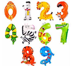 1 2 3 4 5 6 7 8 9 0 Animal Ballon Jungle Safari Party Balloon 0 1 2 3 4 5 6 7 8 9 Number Balloon Figure Jungl Jungle Party Decorations Kids Party Decorations Animal Birthday Party