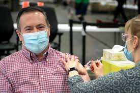 Premier jason kenney unveiled some details of the open for summer. Kenney Gets First Dose Of Covid 19 Vaccine Red Deer Advocate