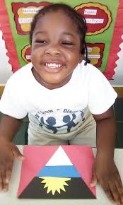 Learning about the flag of Antigua and Barbuda 🇦🇬 in Aunty Denise's  class. #HeritageHouseKids