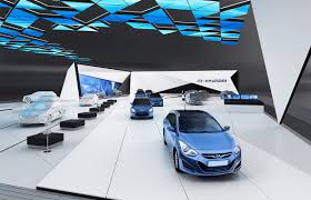 Hyundai Leipzig On Behance Garage Design Hyundai Exhibition Stand Design