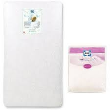 Sealy Baby Crib Toddler Mattress With Bonus Sealy Mattress Pad Walmart Com Toddler Mattress Baby Cribs Toddler Bed Mattress