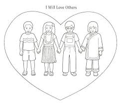 Love Your Neighbor As Yourself Coloring Pages Matthew 22 37 39 Bible Crafts Love Coloring Pages Bible Coloring Pages