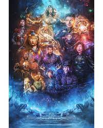 Los eternos, la película de la fase 4 del universo cinematográfico marvel, presenta un póster con la primera imagen del aspecto que tendrán los celestiales. Eternos 2021 Fan Poster Con Todos Los Personajes Por Ultraraw26 Mitologia En El Mundo Del Comic