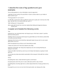 Great or vast c identifying story elements directions: 1 Describe The Rules Of Tag Questions And Give Examples Odt Adjective Grammar