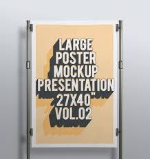 Psd Poster Mockup Presentation Vol2 Psd Mock Up Templates Pixeden Poster Mockup