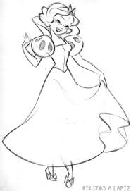 Dibujos de blancanieves para imprimir. Dibujos De Blanca Nieves 35 Faciles Y A Lapiz