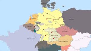 Duitsland is een land in de grens met frankrijk wordt gevormd door de rijn. Topografie Duitsland En De Buurlanden Www Topomania Net