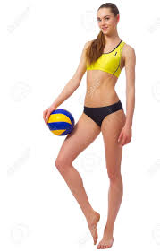 Фото опубликовано german volleyball federation (@team_germany_volleyball) июн 12 2016 в 1:14 pdt. Young Woman Beach Volleyball Player Stock Photo Picture And Royalty Free Image Image 80509028