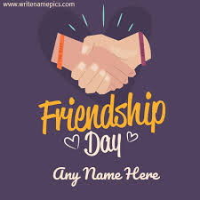 Best of friendship day 2020 images and wishes. Happy Friendship Day 2020 Greeting Cards With Name