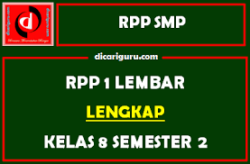 Pai kelas 7 semester 2 pai kelas 9 semester 2. Download Rpp 1 Lembar Kelas 8 Semester 2 Lengkap Dicariguru Com