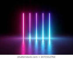 3d Render Glowing Vertical Lines Neon Lights Abstract Psychedelic Background Ultraviolet Spec Neon Stock Neon Lighting Graphic Design Background Templates