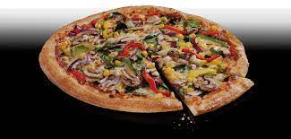 Pizza with creamy spinach sauce, mozzarella, ham, crispy bacon, mushrooms and juicy tomatoes. Veggie Pizza Hut Restaurants Menu