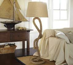 20 Why Didn T I Think Of That Ways To Decorate With Rope Rope Table Lamps Pottery Barn Floor Lamps Rope Light
