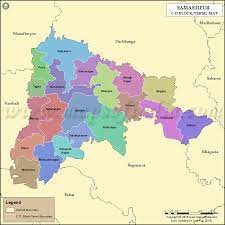 Samastipur In Bihar Map Samastipur Tehsil Map, Bolcks In Samastipur