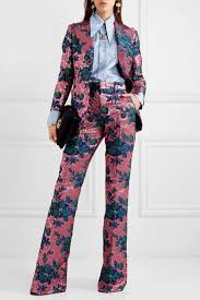 Gucci Floral Brocade Flared Pants Net A Porter Com Fashion Fashion Outfits Gucci Floral