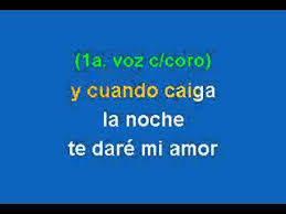 Y cuando caiga la noche te daré mi amor. Un Rinconcito En El Cielo Youtube