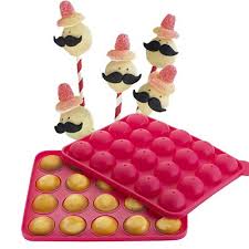 Fill the cavities to the top. 20 Hole Silicone Cake Pop Mould Lakeland