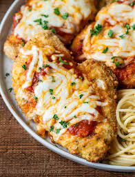 Air Fryer Chicken Parmesan Recipe Recipe Chicken Parmesan Recipes Garlic Chicken Recipes Delicious Dinner Recipes