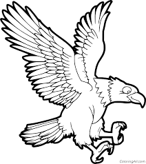It's a special summer holiday filled with family and friends, food, fun and fireworks. Cartoon Bald Eagle Coloring Page Coloringall