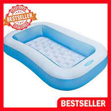 Tes kolam renang karet besar ukuran 3 meter bisa untuk anak dan dewasa. Kolam Renang Anak Kolam Karet Intex Rectangular 57403 166cm Free Pompa Angin Shopee Indonesia
