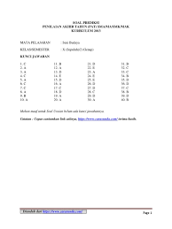 Jawaban tugas pkn kelas 10 halaman 145 ilmusosial id. Kunci Jawaban Pat Seni Budaya Kls X Pdf