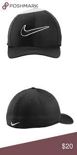 Nike Swoosh Fitted Hat Nwot Black Nikes Fitted Hats Clothes Design