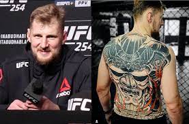 It's time to show them off! Ufc News Alexander Volkov S Huge Back Tattoo Was Expletive Painful