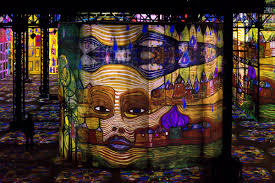 Although books on hundertwasser's work abound, few are as satisfying as this luxuriously designed, one of a kind volume thhat was originally created as an exhibition catalog. Organic Landscape Of Hundertwasser Reanimated In Atelier Des Lumieres Paris