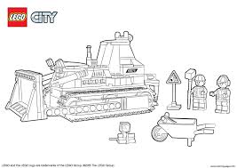 With 41 different sheets to print this should keep your little lego fan having another great choice for younger kids is the selection of lego juniors coloring sheets. Lego City Bulldozer Construction Coloring Pages Printable
