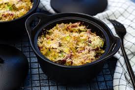 Gratin De Boulgour Aux Poireaux Et Bacon Amandine Cooking En 2020 Gratin De Boulgour Recettes De Cuisine Gratin