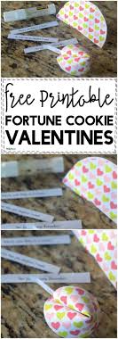 Cookie trivia and fun cookie facts. Totes Adorbs Fortune Cookie Valentines Free Printable Nerdy Mamma