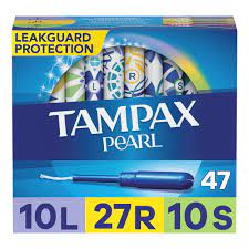 Amazon.com: Tampax Pearl 導管式衛生棉條一般型／量多型／ 極多量型吸收力多件組無香型34 入- 6 入（共204 入） :