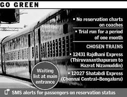 Rajdhani Not To Sport Reservation Charts The Hindu