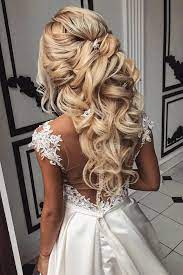 71 Perfect Half Up Half Down Wedding Hairstyles Wedding Hairstyles For Long Hair Wedding Hair Half Wedding Hair Inspiration