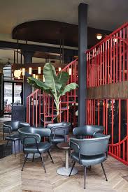 Holy Smoke Bar Grill In Rotterdam By Studio Modijefsky Yatzer Bar Design Restaurant Smoke Bar Tropical Interior
