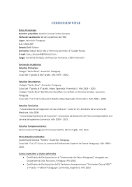 Ejemplo de curriculum vitae vigente en la reoública del paraguay. Https Www Mspbs Gov Py Dependencias Dnerhs Adjunto 47d47b Cvlore Pdf