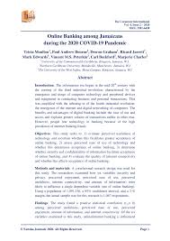 Virale hits 2017 chris skins zodiac sign lehrpreise. Pdf Online Banking Among Jamaicans During The 2020 Covid 19 Pandemic