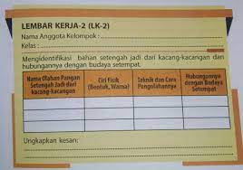 Check spelling or type a new query. Lembar Kerja 2 Lk 2 Prakarya Kelas 8 Semester 1 Halaman 171 Kurikulum 2013tugassebutkan 5 Nama Brainly Co Id