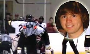 YouTube video: High school ice hockey brawl leaves student with broken jaw 