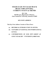 Solid state detector fsc physics part 2, chapter 21, nuclear physics. Doc Solid State Nuclear Track Detectors Ssntds Current Status Trends Key Note Address This Key Note Address Consists Of Three Parts Historical Introduction To Ssntds Scenario At National And International Contributions Of Our