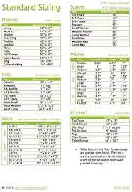 This accounts for a variation between men and women. Sizing Chart For Blankets Scarves And Other Things I Wanted This Especially For Children Scarf Sizes Crochet Size Crochet Size Chart Loom Knitting