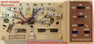 Underlined letter on dual terminal indicates its usage. How Wire A Trane Ge Or American Standard Thermostat Ameican Standard Ge Trane Thermostat Wiring Connection Tables