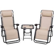 Giantex 3pc Zero Gravity Reclining Lounge Chairs Table Op3475cf Lounge Chair Outdoor Outdoor Chairs Zero Gravity Chair Patio
