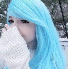 New Hair Blue Ulzzang 53 Ideas Baby Blue Hair Hair Color Blue Cool Hair Color