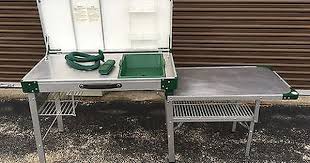 Vintage Coleman Camp Kitchen W Case Game Board Sink Stove Coleman Camp Kitchen Camp Kitchen Best Camping Stove