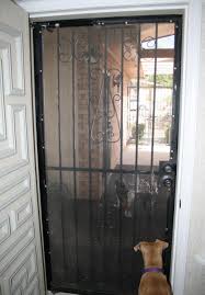 She also enjoys watching auto races. Laurel S Adventures In Home Repair Repair Holes In Wrought Iron Screen Door Frame Security Door Door