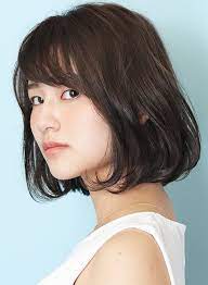 大人の結べるワンカールボブ 髪型ボブ ボブ カール ヘアスタイル 髪型 ボブ