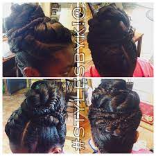 Fishtail Braid Updo Black Hair African American Hair Wrap Bun Braids Stylesbyk Braided Hairstyles Fish Tail Braid Braids Pictures